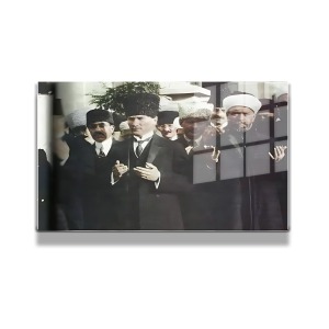 Atatürk Cam Tablo Yatay 432