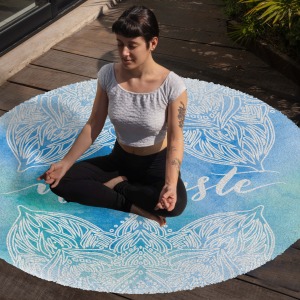 Yoga, Meditasyon,Burçlar ve Mandala Temalı,  Meditasyon Halısı 67