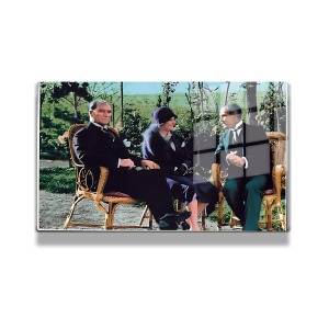 Atatürk Cam Tablo Yatay 674