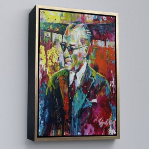 Çerçeveli Yağlı Boya Efektli Renkli Mustafa Kemal Atatürk Duvar Tablosu-6069