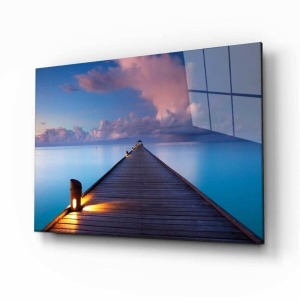 Doğa Manzara Cam Tablo 4mm Dayanıklı Temperli Cam