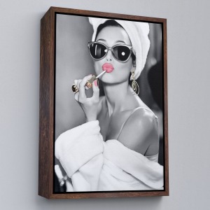 Çerçeveli Audrey Hepburn Kanvas Tablo-5103