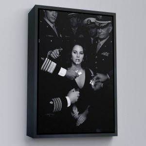 Çerçeveli Lana Del Rey Dekoratif Duvar Tablosu-6372