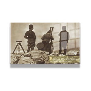Atatürk Cam Tablo Yatay 823