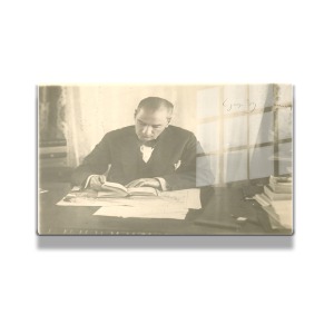 Atatürk Cam Tablo Yatay 392