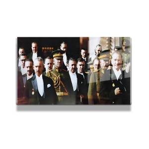 Atatürk Cam Tablo Yatay 323