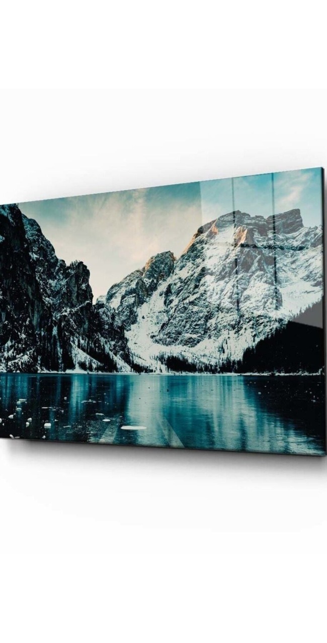 Doğa Manzara Cam Tablo 4mm Dayanıklı Temperli Cam