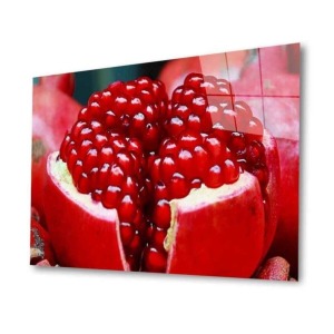 trndry seri001 Meyveler Cam Tablo 4mm Dayanıklı Temperli Cam
