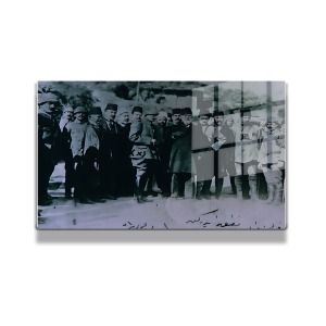 Atatürk Cam Tablo Yatay 637