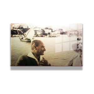 Atatürk Cam Tablo Yatay 316