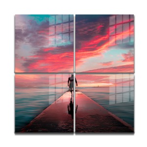 Bohem,Yoga, Meditasyon,Burçlar ve Mandala Temalı,  Duvar Örtüsü 47