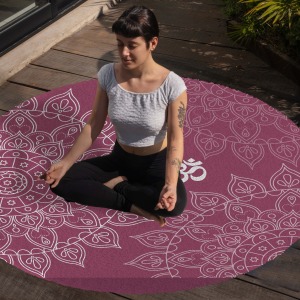 Yoga, Meditasyon,Burçlar ve Mandala Temalı,  Meditasyon Halısı 65