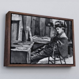 Çerçeveli Charlie Chaplin Tablosu-6619