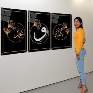 Üç Parçalı Cam Tablo 182