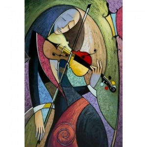  Violet Sayılarla Boyama SetiKasnaklı  40 x 50