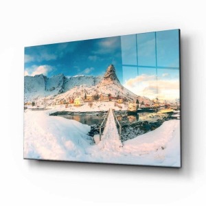 Doğa Manzara Cam Tablo 4mm Dayanıklı Temperli Cam