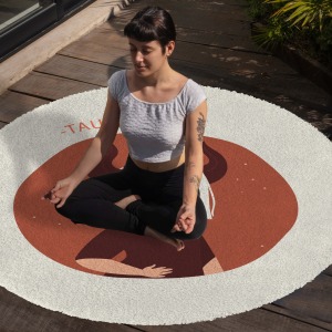 Yoga, Meditasyon,Burçlar ve Mandala Temalı,  Meditasyon Halısı 87