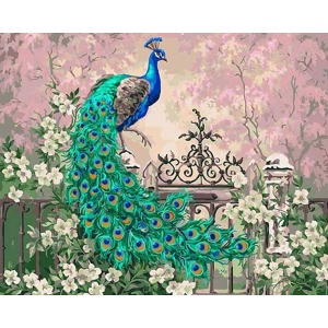  Hayat Ağacı Sayılarla Boyama SetiKasnaklı  40 x 50