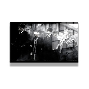 Atatürk Cam Tablo Yatay 220