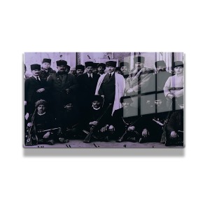 Atatürk Cam Tablo Yatay 636