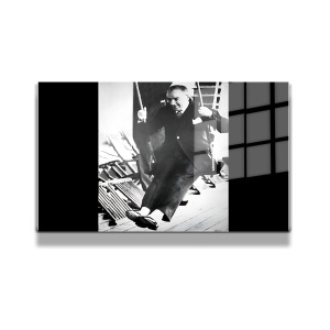 Atatürk Cam Tablo Yatay 85