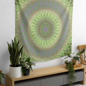 Bohem,Yoga, Meditasyon,Burçlar ve Mandala Temalı,  Duvar Örtüsü 5