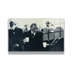 Atatürk Cam Tablo Yatay 561
