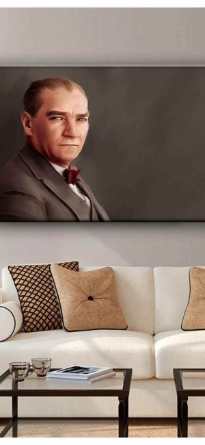 DEKORATİF ATATÜRK KANVAS TABLO