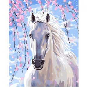  Işıltılı Orlov Sayılarla Boyama Seti Kasnaklı  40 x 50