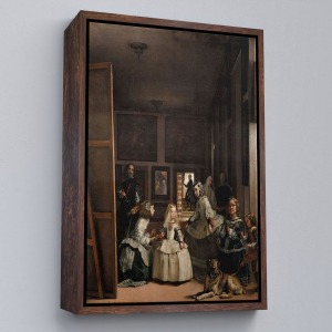 Çerçeveli Las Meninas-Diego Velázquez Klasik Sanat Kanvas Tablo-5243