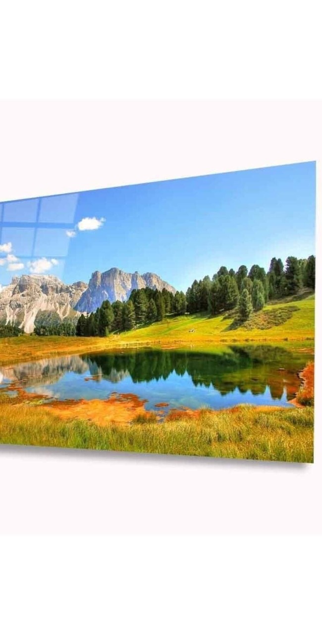 Manzara Cam Tablo 4mm Dayanıklı Temperli Cam