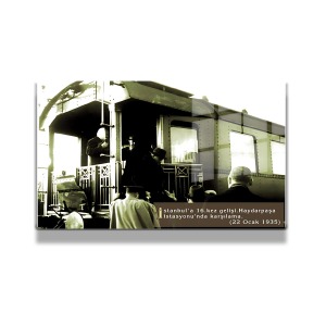 Atatürk Cam Tablo Yatay 716