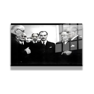 Atatürk Cam Tablo Yatay 273