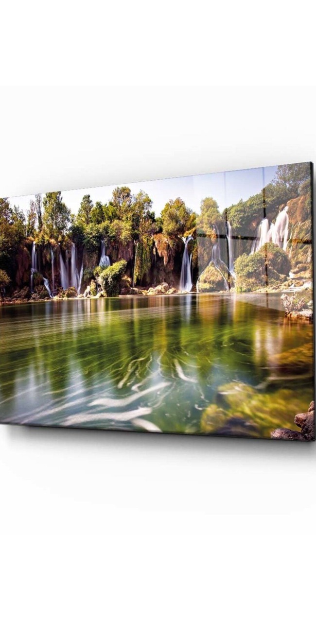 Doğa Manzara Cam Tablo 4mm Dayanıklı Temperli Cam