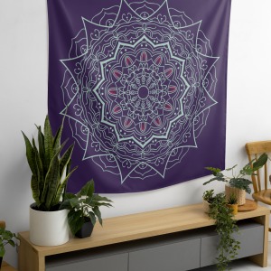 Bohem,Yoga, Meditasyon,Burçlar ve Mandala Temalı,  Duvar Örtüsü 10