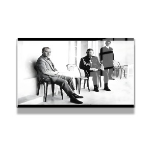Atatürk Cam Tablo Yatay 178