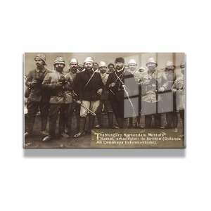 Atatürk Cam Tablo Yatay 657