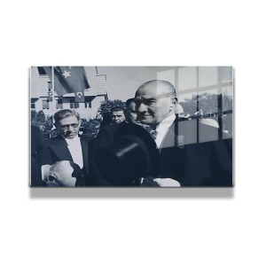 Atatürk Cam Tablo Yatay 584