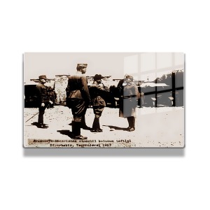 Atatürk Cam Tablo Yatay 648