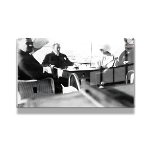 Atatürk Cam Tablo Yatay 458