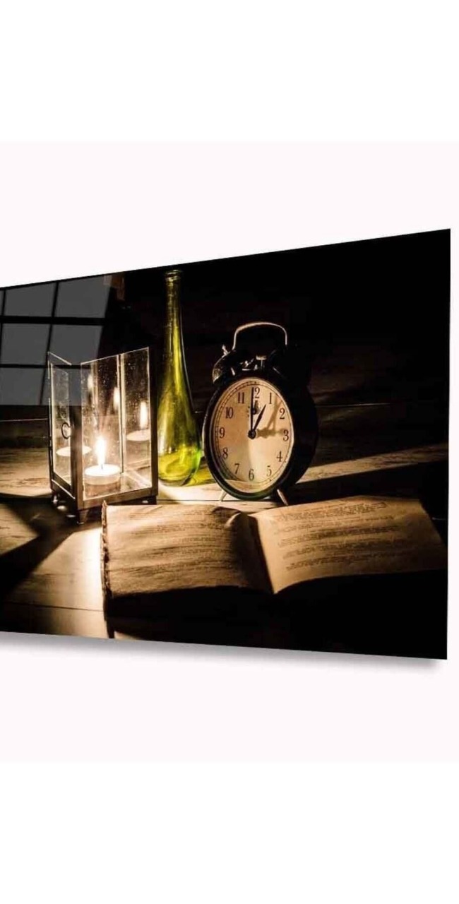 Zaman Cam Tablo 4mm Dayanıklı Temperli Cam