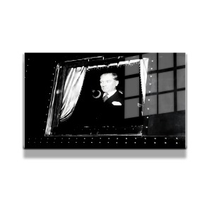 Atatürk Cam Tablo Yatay 90
