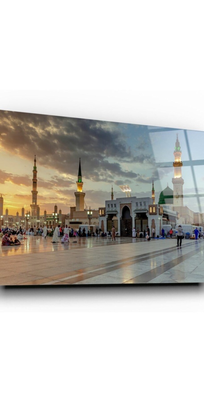 Medine Cam Tablo | Modern Dekoratif Cam Tablo