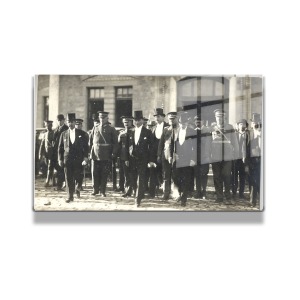 Atatürk Cam Tablo Yatay 411