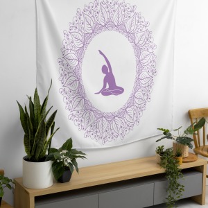 Bohem,Yoga, Meditasyon,Burçlar ve Mandala Temalı,  Duvar Örtüsü 43