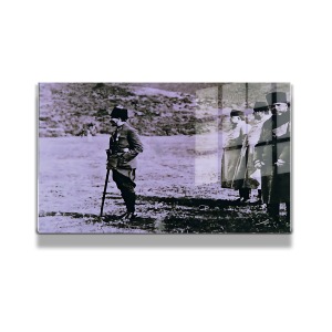 Atatürk Cam Tablo Yatay 596