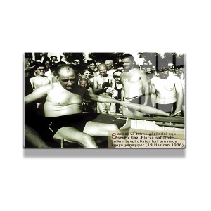 Atatürk Cam Tablo Yatay 729