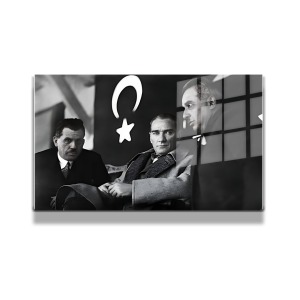 Atatürk Cam Tablo Yatay 364