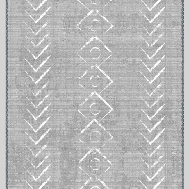 Vintage Desenli Halı, Pamuk Dokuma Pamuklu Taban Dekoratif Halı Kilim 1 