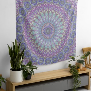 Bohem,Yoga, Meditasyon,Burçlar ve Mandala Temalı,  Duvar Örtüsü 7